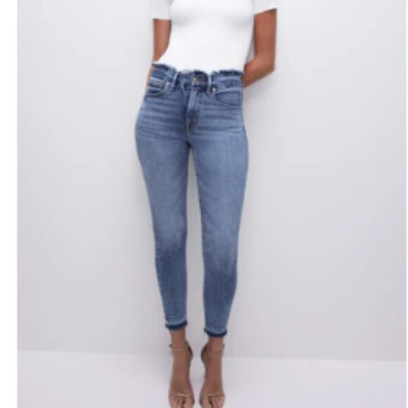 NWOT Good American Good Legs Cropped - Picture 1 of 5